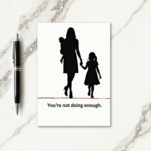 Silhouette Mothers Day Card
