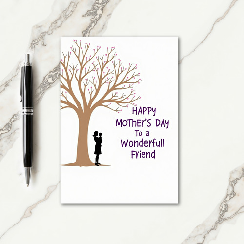 Silhouette Sweet Mothers Day Card