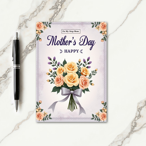 Silken Ribbon Mothers Day Card