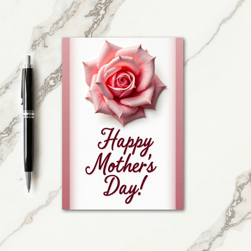 Silken Rose Mothers Day Card