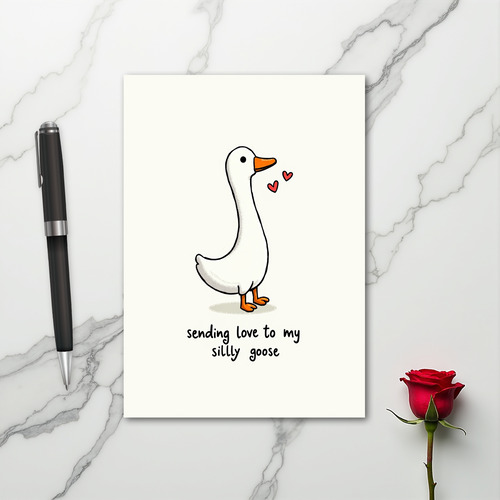 Silly Goose Love Card