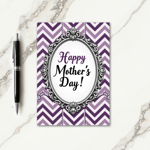 Silver Frame Mothers Day Card
