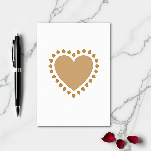Simple Aesthetic Heart Card