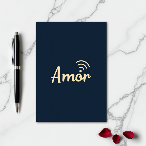 Simple Amor Signal Card