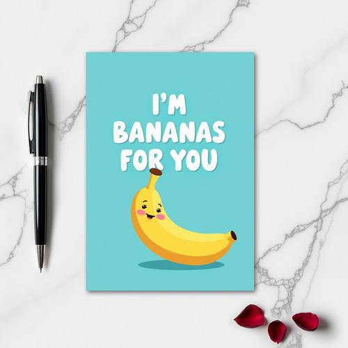 Simple Bananas For You Card