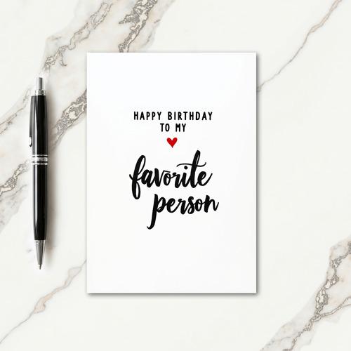 Simple Birthday Type Card