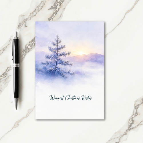 Simple Christmas Card Greetings Card