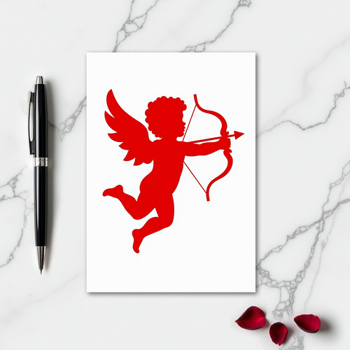 Simple Cupid Love Card