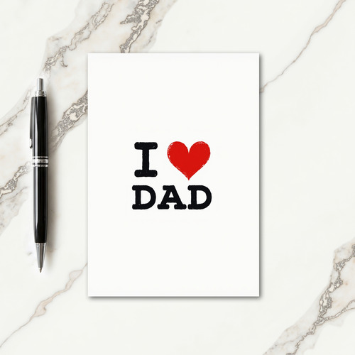 Simple Fathers Day Graphic Card
