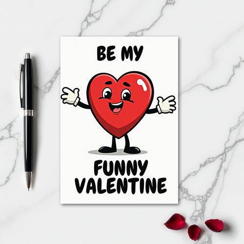 Simple Funny Valentine Card