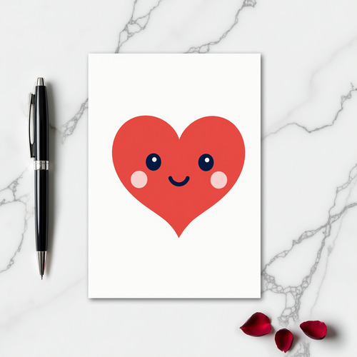 Simple Happy Heart Card