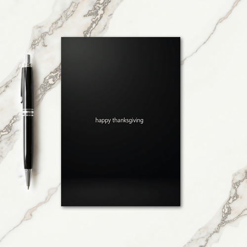 Simple Happy Thanksgiving Card thumbnail