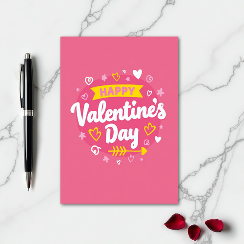 Simple Happy Valentines Card