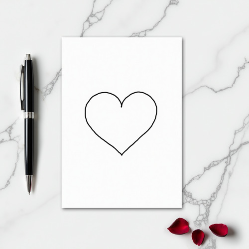 Simple Heart Card