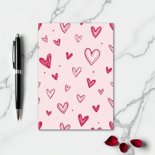 Simple Heart Pattern Card