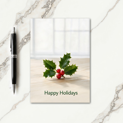 Simple Holiday Card Designs Card