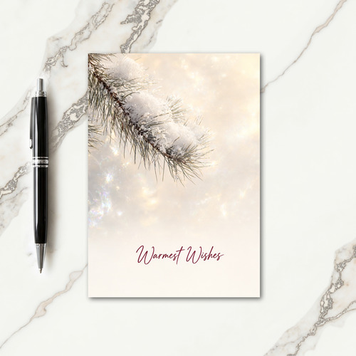 Simple Holiday Message Card