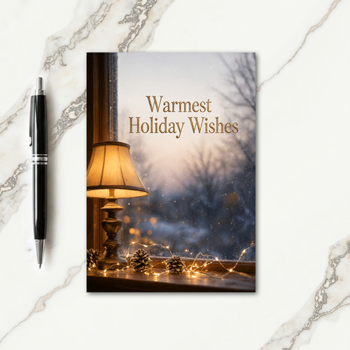 Simple Holiday Wishes For Distant Relatives Card