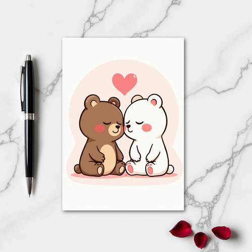 Simple Love Bears Card