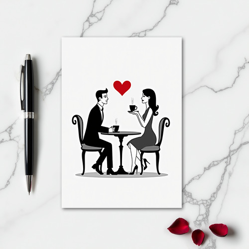 Simple Love Coffee Card