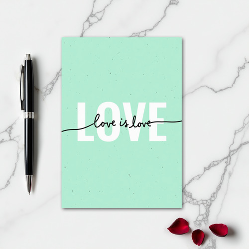 Simple Love Is Love Card