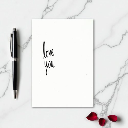 Simple Love You Card