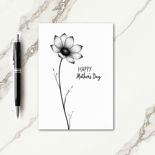 Simple Mothers Day Wishes Card
