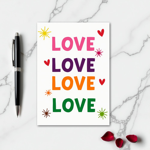 Simple Multiple Love Card
