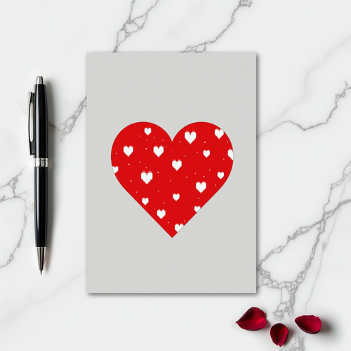 Simple Pixel Heart Card