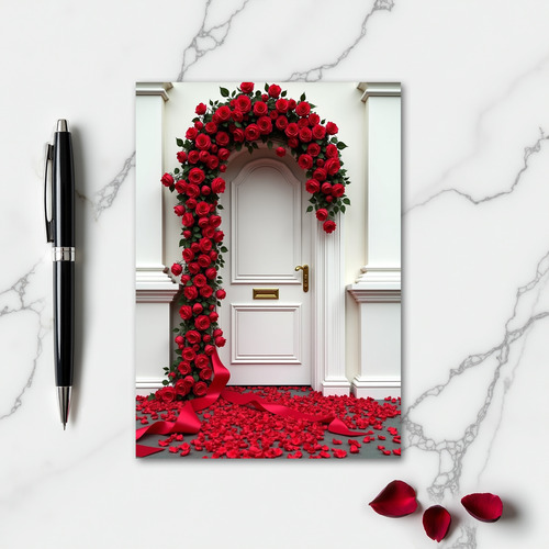 Simple Romantic Rose Card