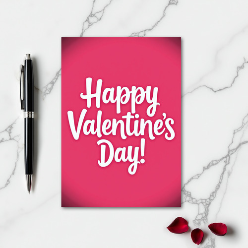 Simple Smooth Valentines Card