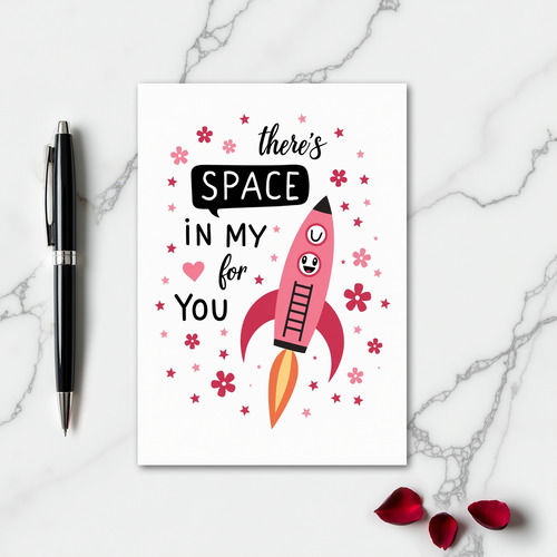 Simple Space In My Heart For You Card