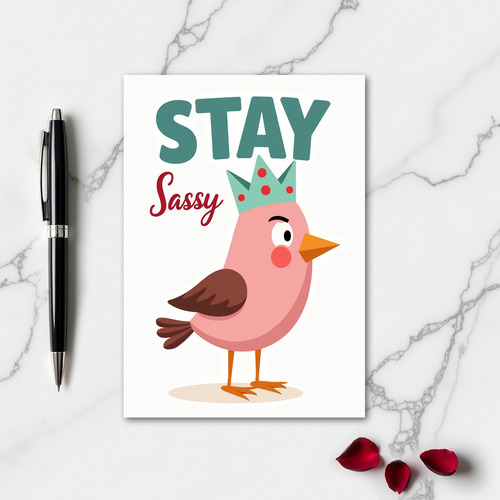 Simple Stay Sassy Card