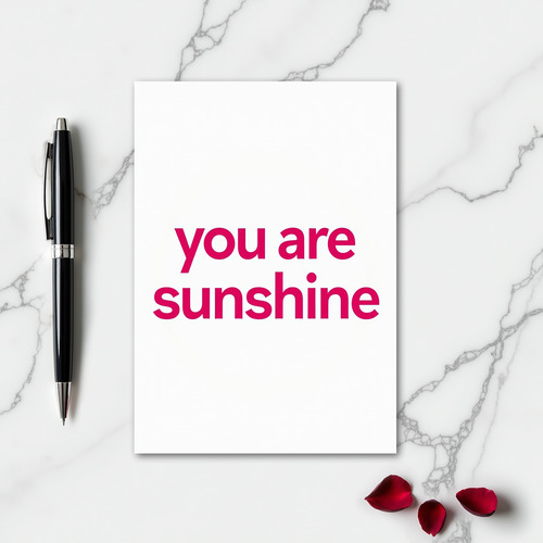 Simple Sunshine Card