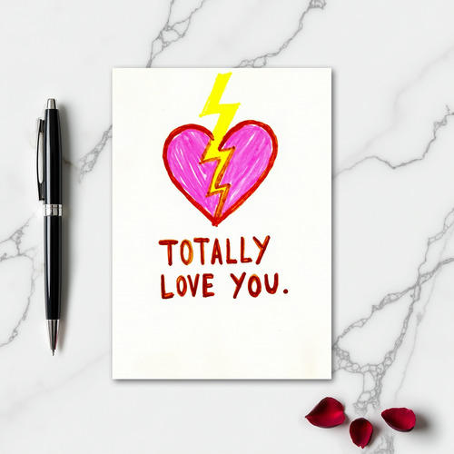 Simple Totally Love You Card