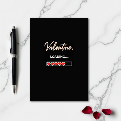 Simple Valentine Loading Card