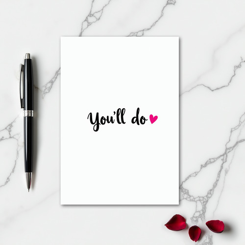 Simple You Will Do Card