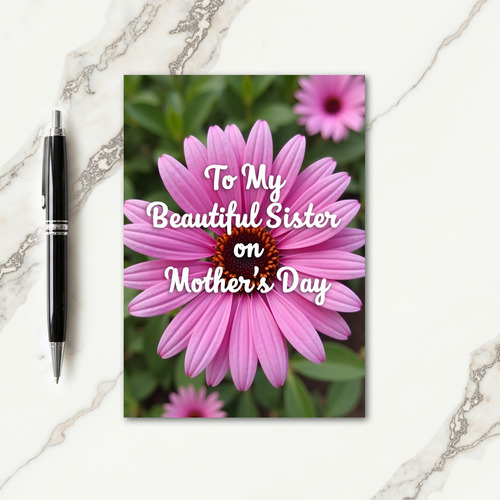 Sister Mothers Day Bloom Card