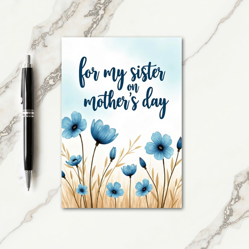 Sister Mothers Day Graphic Card