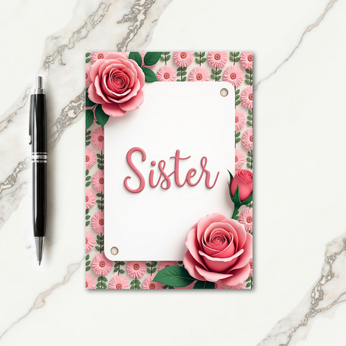Sister Rose Bloom Day Card