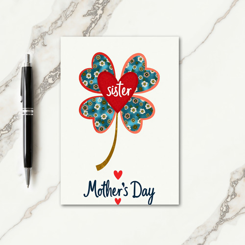 Sisterly Love Mothers Day Card