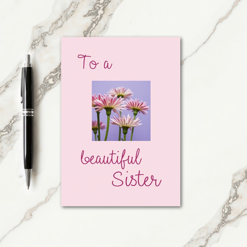 Sisters Aster Mothers Day Card