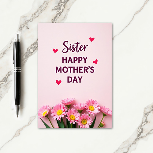 Sisters Best Mothers Day Card