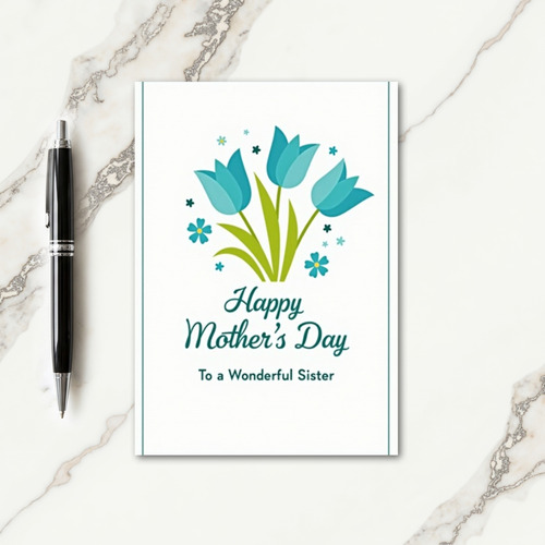 Sisters Joy Mothers Day Card