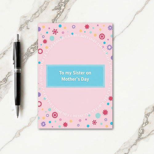 Sisters Pastel Mothers Day Card