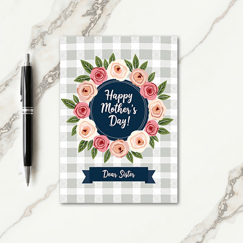 Sisters Special Day Floral Card