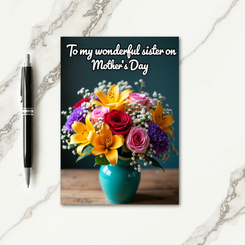 Sisters Special Mothers Day Card