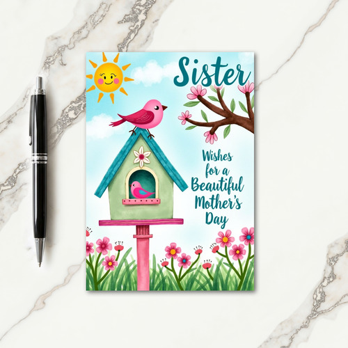 Sisters Spring Mothers Day Card