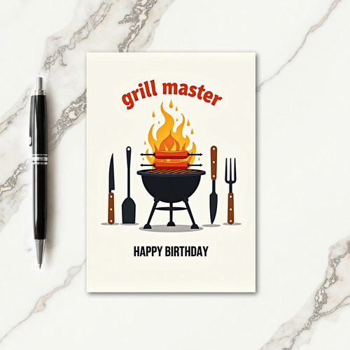 Sizzling Birthday Card