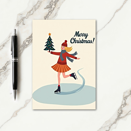 Skating Christmas Card thumbnail